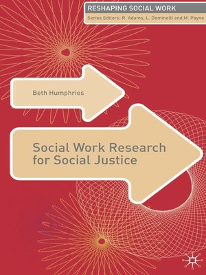 cover image of Social Work Research for Social Justice